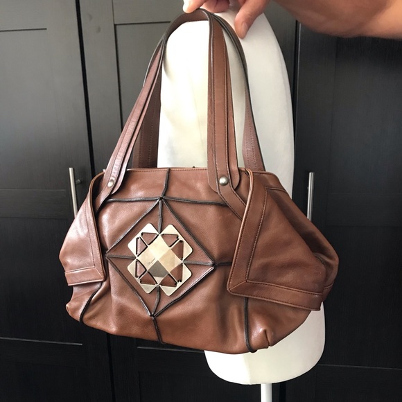 Salvatore Ferragamo Handbags - Salvatore Ferragamo Brown Leather Shoulder Bag